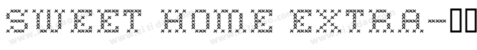 Sweet Home Extra字体转换